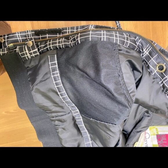 Billabong Altyr Winter Ski Snowboard Coat Black & White Lines S - Picture 11 of 16